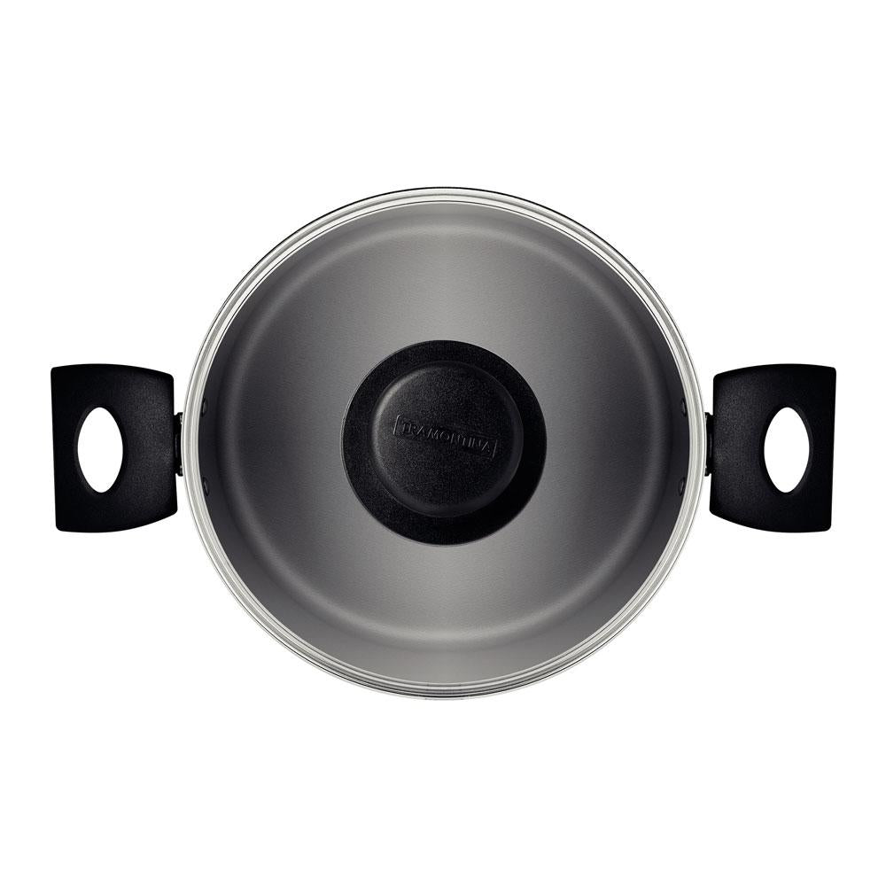 Caçarola Turim Alumínio Antiaderente Chumbo 18cm 2,0l Ptc1 - Tramontina 20261618