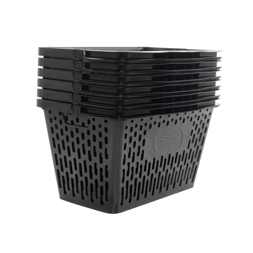 Carrinho De Compras Preto Com Cestos 12kg Removíveis Preto D-500 - Dellaplast
