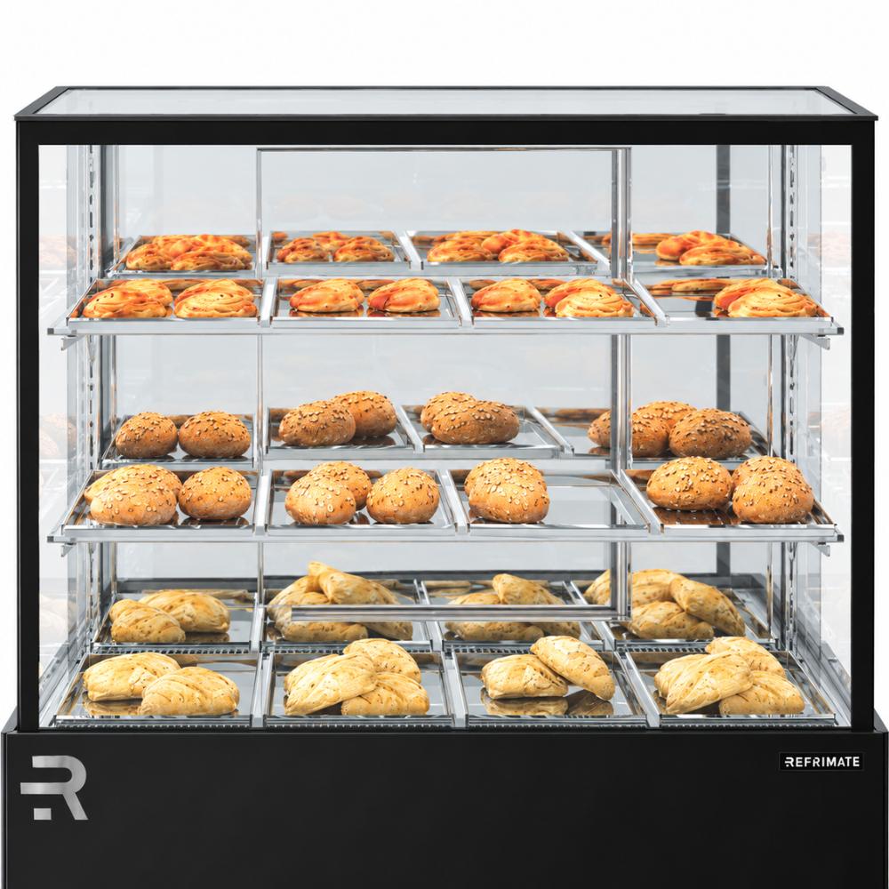 Confeitaria Vanguard Top Quente 60ºc Interno Inox Externo Preto 110cm CVTQ 1100 ip 220v Refrimate