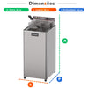Fritadeira Elétrica Água e Óleo 30 Litros 8000w GFAO 30 P - 220v Metalcubas 18593