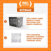 KIT - Forno Turbo Convector Smart Basic Inox FCSB4E 220v + 4 Assadeiras - Venâncio