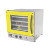 Kit - Forno Turbo Prp-004 127v Amarelo + Bancada Mes-004 + 8 Assadeiras - Progás