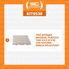Kit - Estrado Plástico (2 Un) 4,5x50x50 Natural - Della Plast