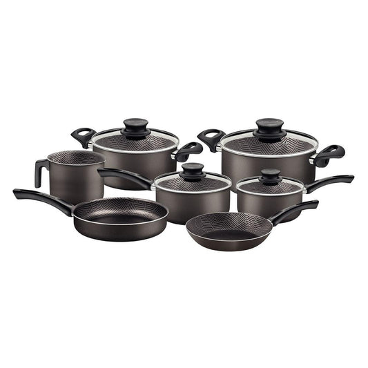 Conjunto de Panelas Paris 7 Peças em Alumínio Antiaderente Chumbo - Tramontina 28599602
