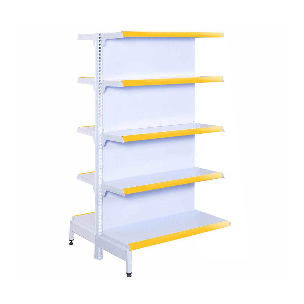 Gôndola Prateleira 5 Níveis 40x30 New Plus 1,70 Central Continuação Pe Amarelo - Sa Gôndolas