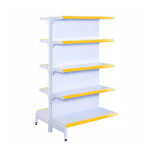 Gôndola Prateleira 5 Níveis 40x30 New Plus 1,70 Central Continuação Pe Amarelo - Sa Gôndolas