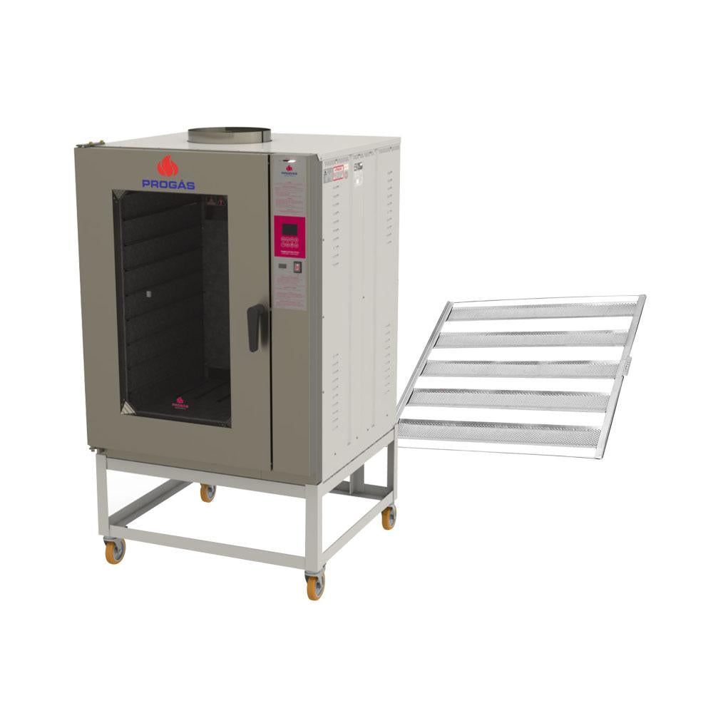 Kit Forno Turbo a Gás 10 Níveis PRP-10000 Bivolt + 10 Esteiras Alumínio 50g 58x70 - Progás
