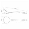 Conjunto de Concha e Colher Para Servir Tramontina