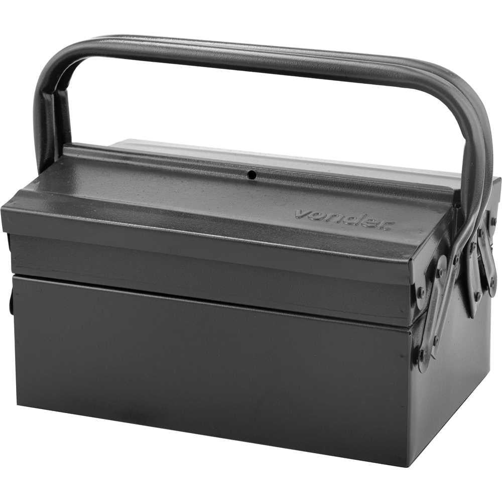 Caixa Para Ferramentas Sanfonada de Metal Com 3 Gavetas 30, 19 e 16 cm - Vonder 6115301916