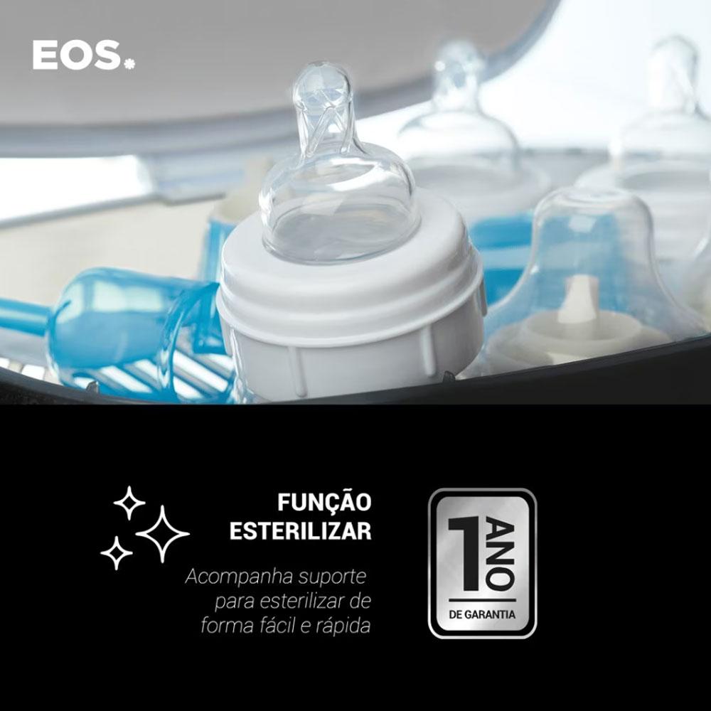 Panela de Pressão Elétrica Caçarola Multicooker Multiuso Digital Inox 6L EPP60DI 127V - EOS