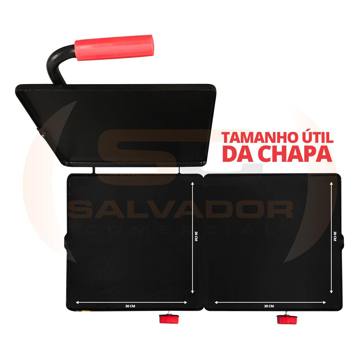 Sanduicheira Prensa Lanche Dupla e Gaveta Móvel Pr700G - Progás