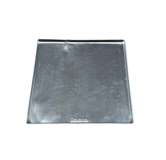 SEMINOVO - FORMA BANDEJA (PERFURADA) ASSADEIRA ALUMÍNIO 35X35 CM PRP-004 / FC4EMV - IMECA 6086