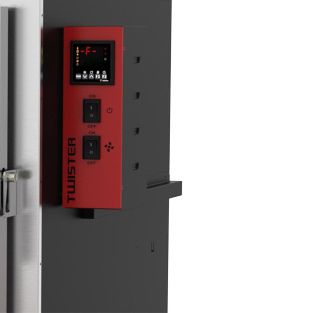 Forno Turbo Industrial 8 Esteiras Elétrico Para Padarias Trifásico Twister Externo Pintado FVT8ET 380t - Venâncio 57387