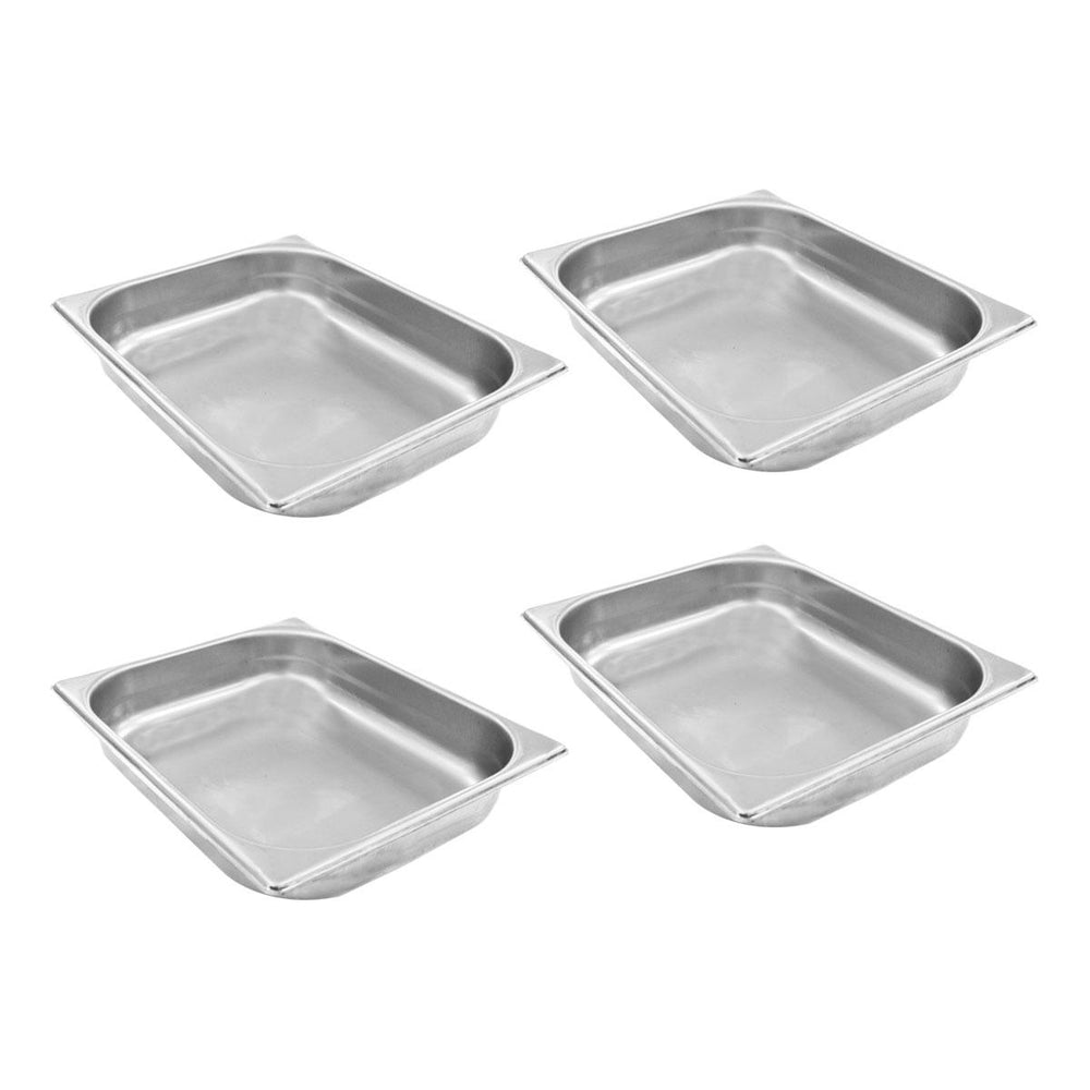 Kit Cuba Gastronômica Inox 4 Peças GN 1/2 Fria Profissional 325x265x60mm - Venâncio