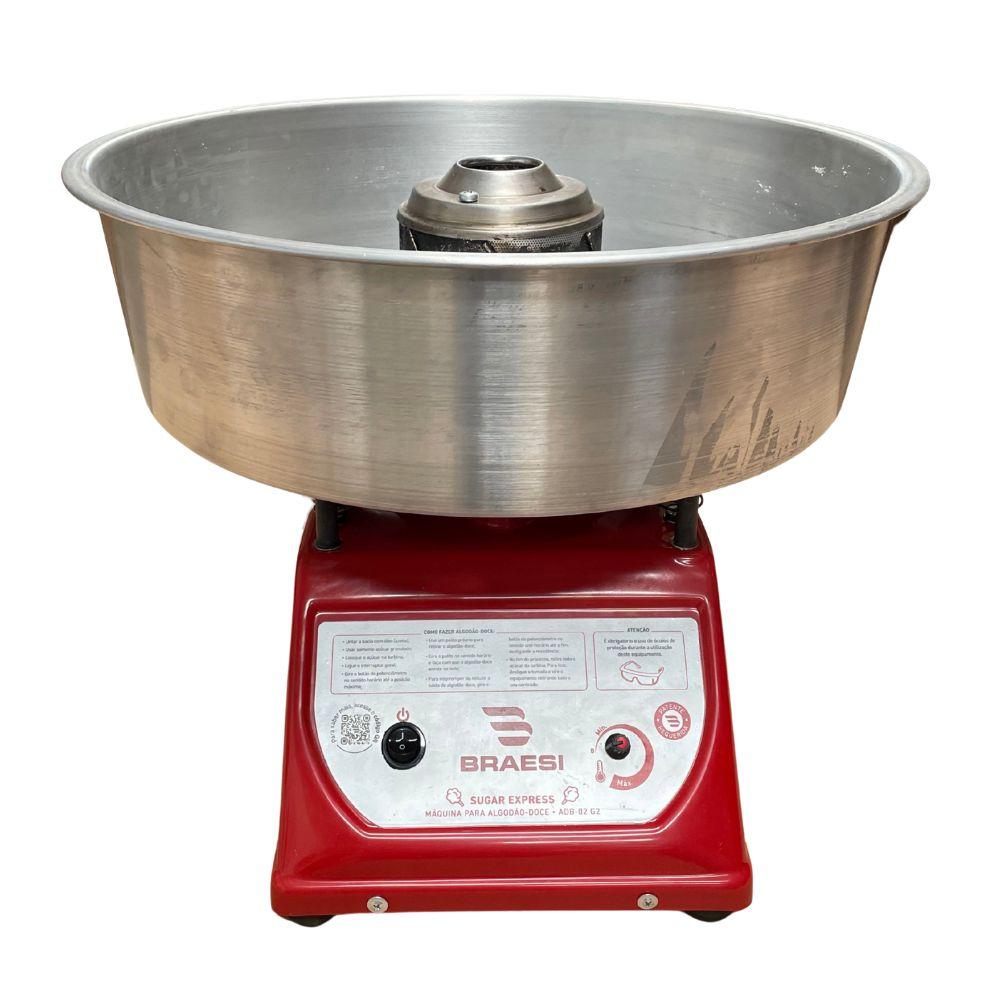 SEMINOVO - Máquina de Algodão Doce Inox Profissional ADB-02 Bivolt - Braesi