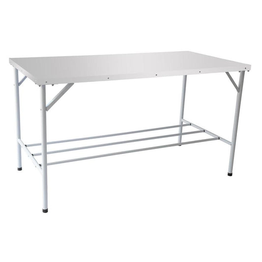 Mesa Bancada de Apoio tampo em Inox 1,60m x 0,80m Ba-16 - Venâncio