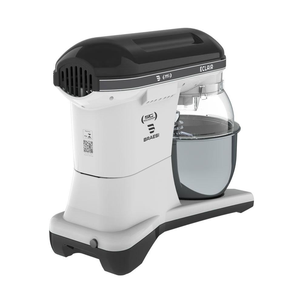 Batedeira Planetária Profissional Eclair 10 Velocidades 5l 1500w Bp-500 Preta Bivolt - Braesi