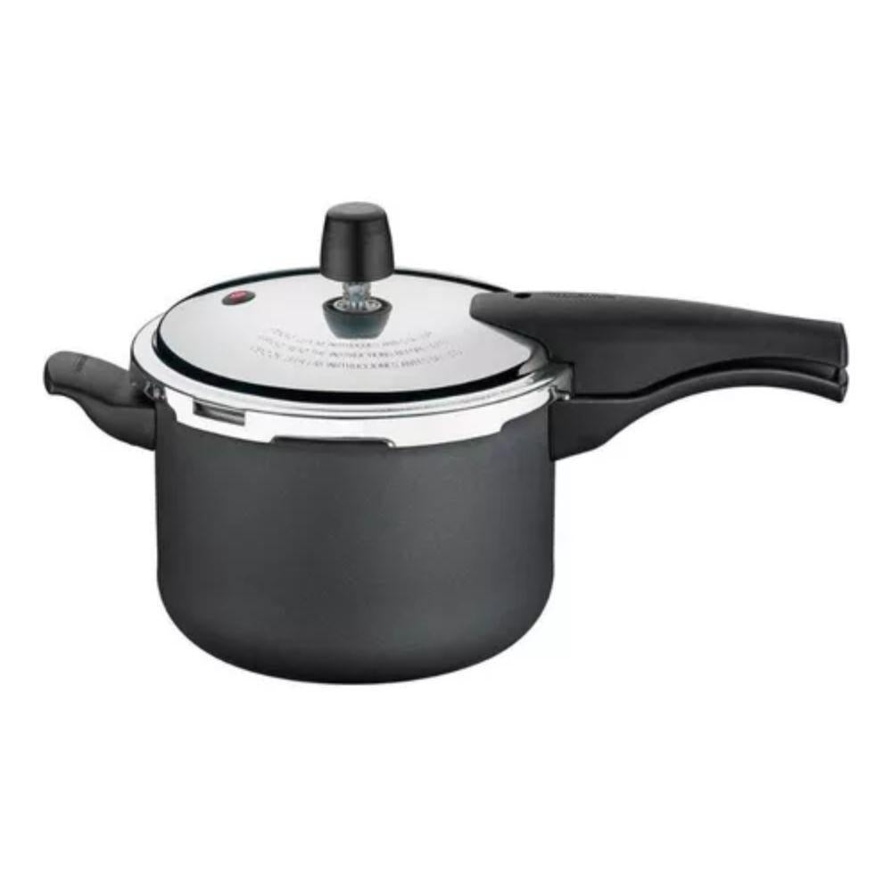 Jogo de Panela Pressão Antiaderente 4,5l Grafite Com Amassador Inox e Concha Tramontina