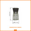 Panela Turim Alumínio Antiaderente 18cm 1,4l Ptc + Moedor de Sal e Pimenta Churrasco - Tramontina