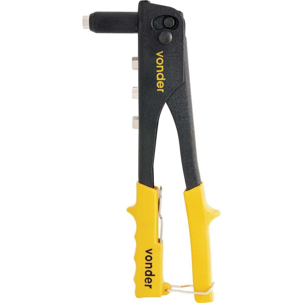 Rebitador Manual  Reforçado Tipo Alicate Aço Estampado Cabo Plastificado RM244 - Vonder 3581244800