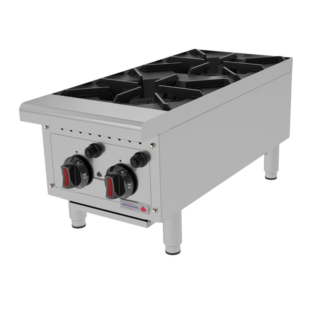 Fogão a Gás 2 Bocas Profissional de Bancada Para Cozinhas Industriais PRO-2000 – Progás P44607
