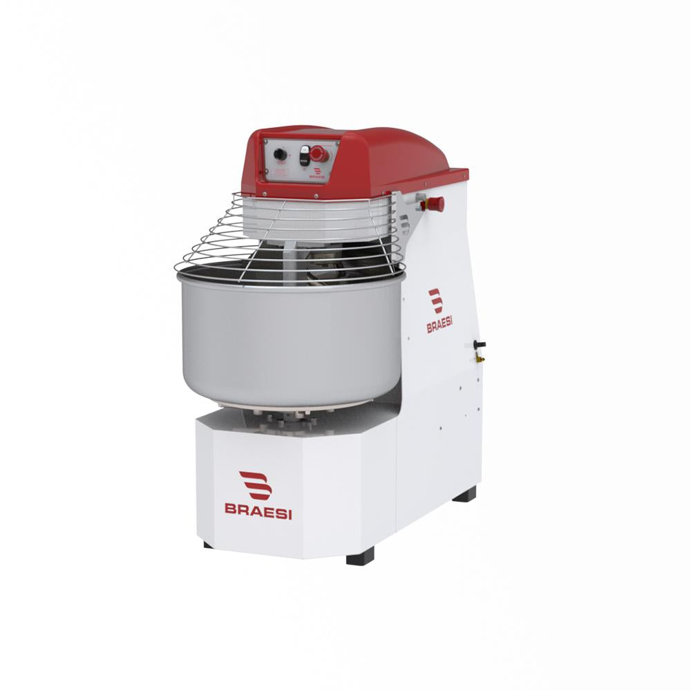 Amassadeira Espiral 40 Kg Masseira Industrial Epóxi 2 Velocidades Motor 4 CV AES-40 Style G3 Trifásico 380T - Braesi B18544