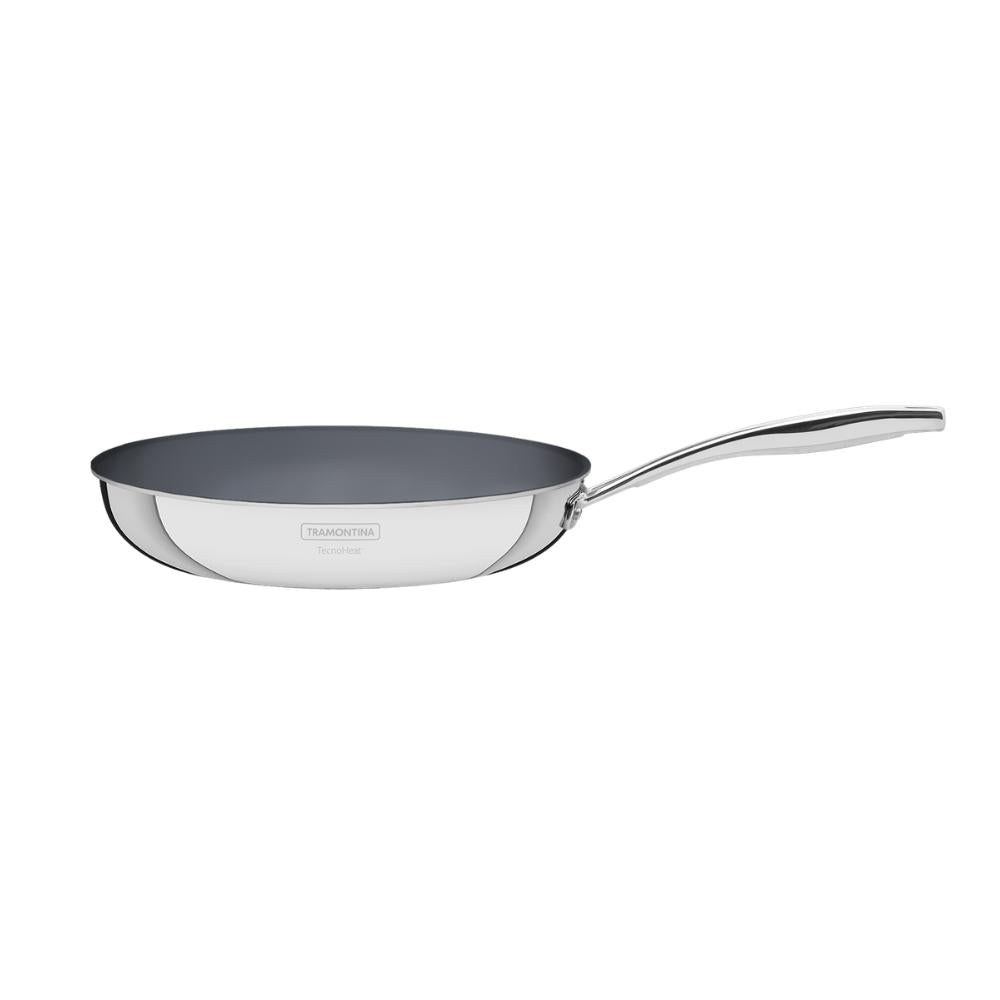 Frigideira Grano 26cm Aço Inox Triplo e Revestimento Interno Cerâmico Grafite - Tramontina 62155266