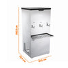 Bebedouro Refrigerado Industrial Inox de Coluna 100l 3 Torneiras Geladas Bi100l 127v - Venâncio