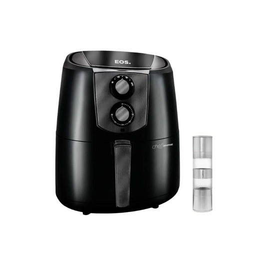 Fritadeira Sem Óleo Air Fryer Toutch EAF42T 127v Eos Com Moedor Sal e Pimenta Duplo Tramontina