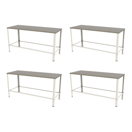 Kit - 4 Mesa Panificadora Desmontável 600x870x1600 Mbr-015 - Braesi