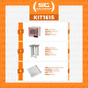 KIT - Forno Turbo Elétrico PRP-004 Plus 220V Rosa + Bancada MES-004 + 4 Assadeiras - Progás