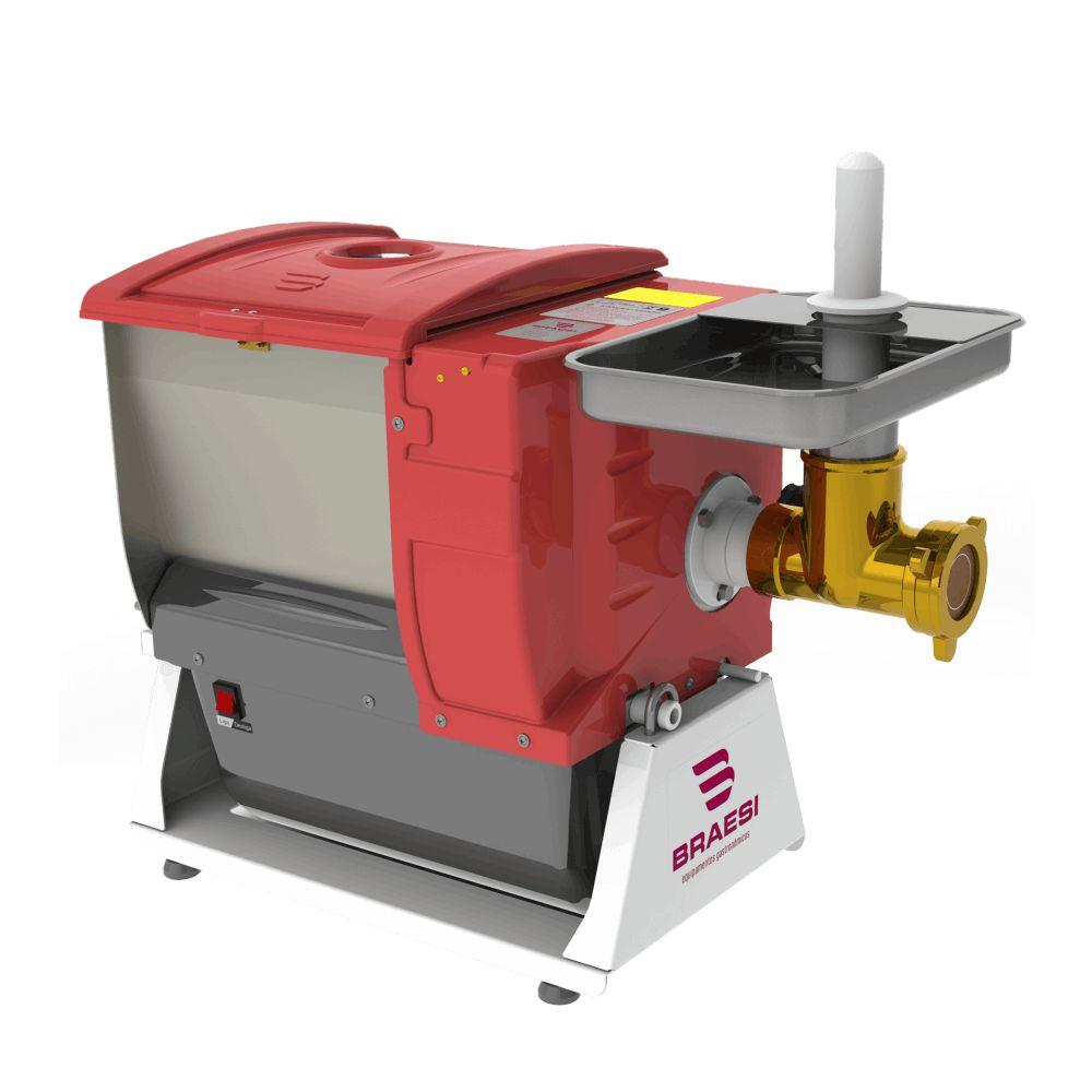 Amassadeira Basculante Semi Rápida ( lenta)  5kg Extrusora massa Aeli-520 Bivolt Braesi