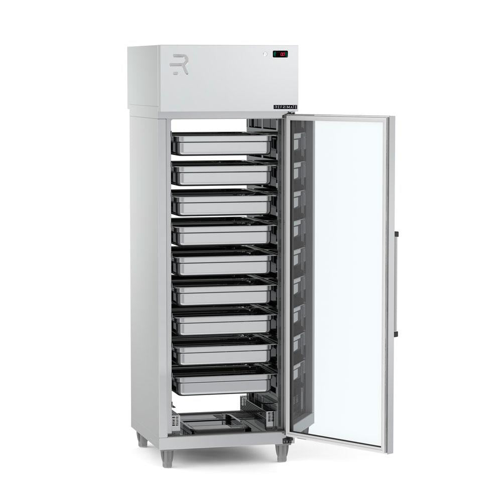 Pass Through Armário Aquecido Profissional 60ºC Inox 430 18 GN 1/1 600 Litros PTA 600 220V - Refrimate