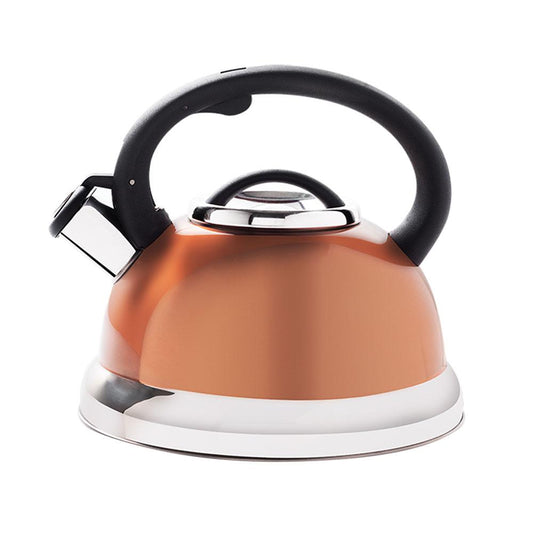 Chaleira com Apito Roma em Aço Inoxidável 2,7L Cobre - Brinox 4875102