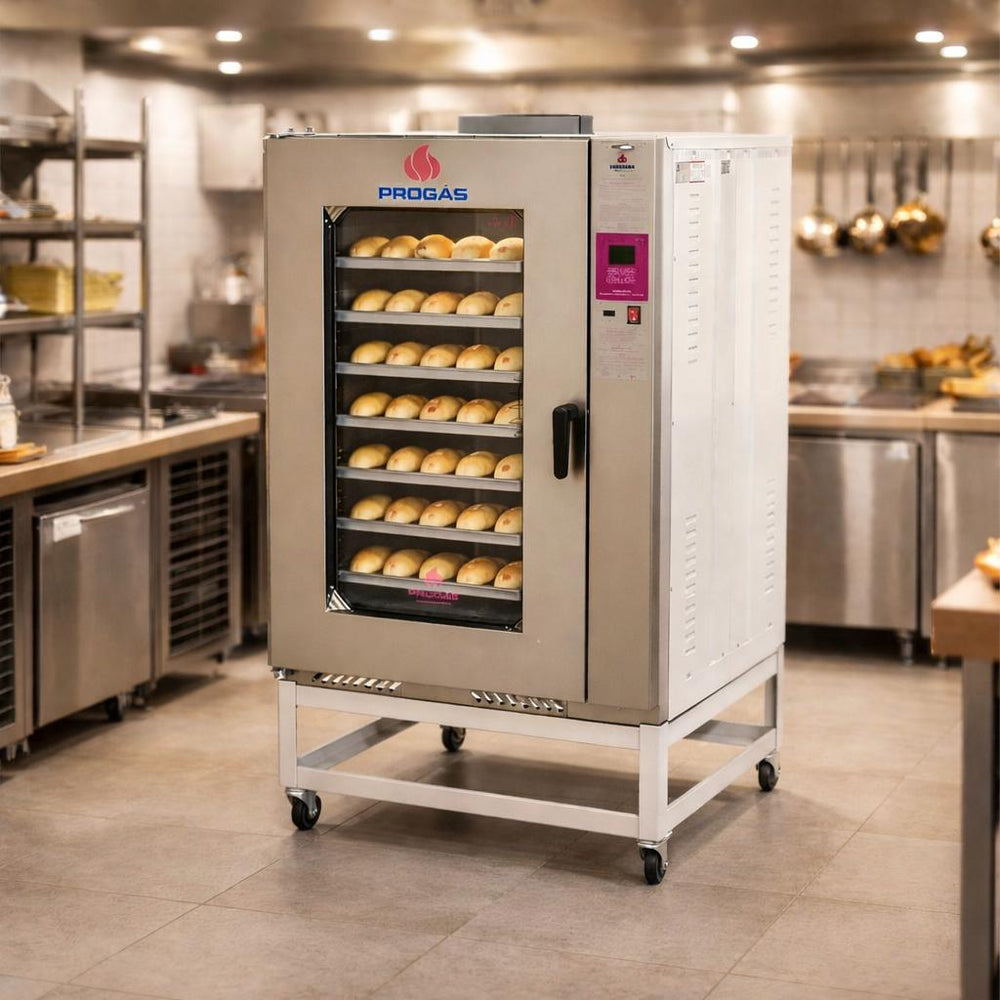 Kit - Forno Turbo Á Gás 10 Esteiras Prp-10000 G2 Bivolt + 10 Esteiras - Progás