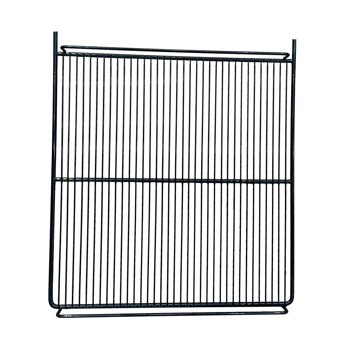 Grade Prateleira VB40 Preta 54x46 Tanque Cremalheira + Ganchos - Metalfrio