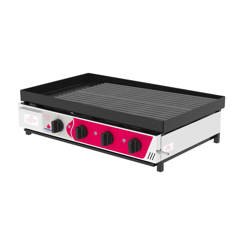 Char Broiler a Gás Profissional Inox Para Lanchonetes PRCB-800 Style - Progás