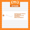 Kit - 4 Aparador Aramado Em U 30x73cm Branco - Sa Gondolas