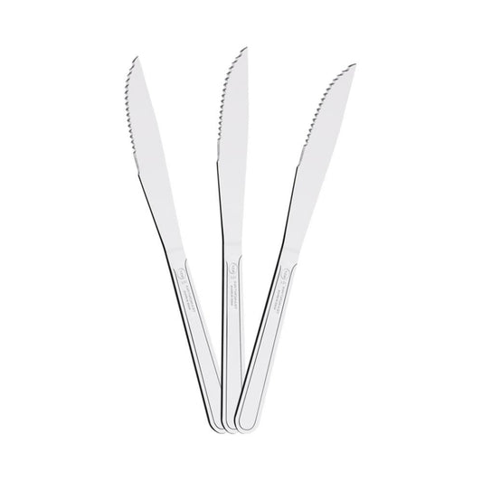 KIT - 6 Facas para Churrasco Buzios em Aço Inox 4 POL FIBAG - Tramontina