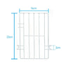 Kit - 6 Separadores Cesto Nextgen Branco - Metalfrio