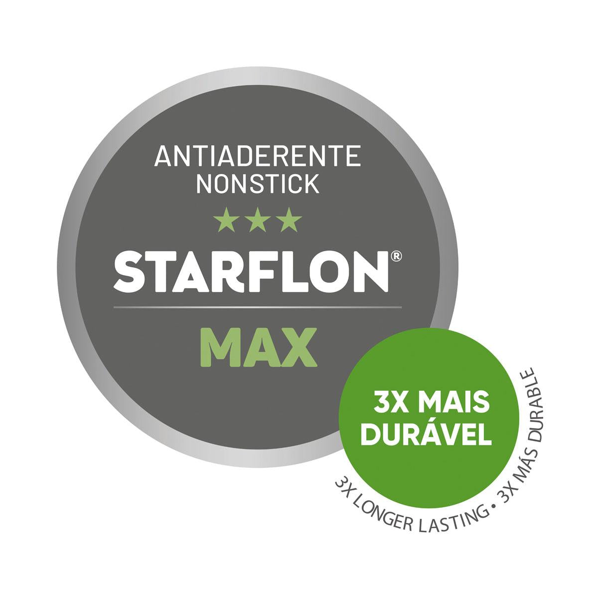 Panela Wok Loreto Em Alumínio Antiaderente Starflon Grafite 28 Cm 3,6 L - Tramontina 20395028