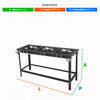 Fogão Industrial modular a gás GLP 3 queimadores duplos aço carbono baixa pressão PMD 300NF Progás;