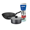 Caçarola Turim Alumínio Chumbo Antiaderente 2,8L + Faqueiro Ipanema Vermelho 24pc + Wok Loreto 3,6L