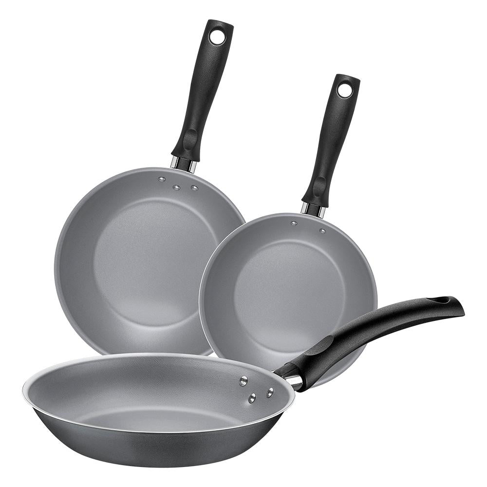 Panela Turim Alumínio Chumbo Antiaderente 18cm 1,4l Ptc + Jogo de Frigideiras - Tramontina