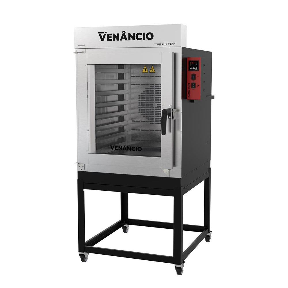 Forno Turbo Elétrico Industrial 8 Esteiras Twister Externo Pintado FVT8ET Trifásico 380T - Venâncio 57387