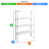 Dispositivo Epóxi Câmara Fria Armário Aberto 4 Bandejas Perfuradas 180x110x40 - Imeca 6072
