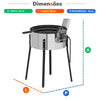 Tacho Fritador Elétrico a Óleo 15 Litros Comercial Esmaltado 5500w Trfe 15 220v - Metalcubas 25608