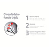 Frigideira Allegra Aço Inox Fundo Triplo Fogões de Indução 20 Cm 1,3l - Tramontina 62666201