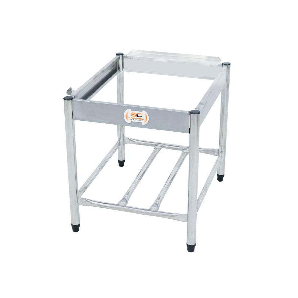 Cavalete de Apoio Inox Para Char Broiler Americana CG60 - Venâncio