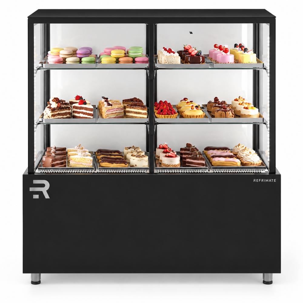 Vitrine Confeitaria Refrigerada New Vanguard Plus 105cm Ar Forçado 3°C a 10°C CNVPR1050 220V - Refrimate 464872-2